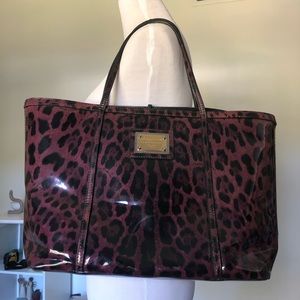 Dolce and Gabbana Leopard Print Tote